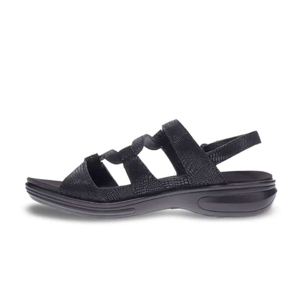 Miami (Wide Fit) - Black Lizard - Image 3