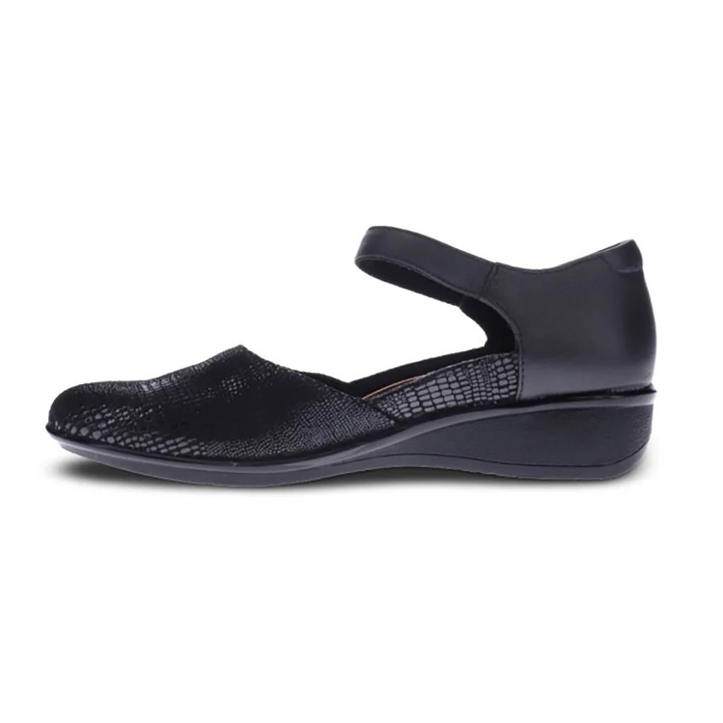 Osaka Mary Jane - Black/Black Lizard - Image 5