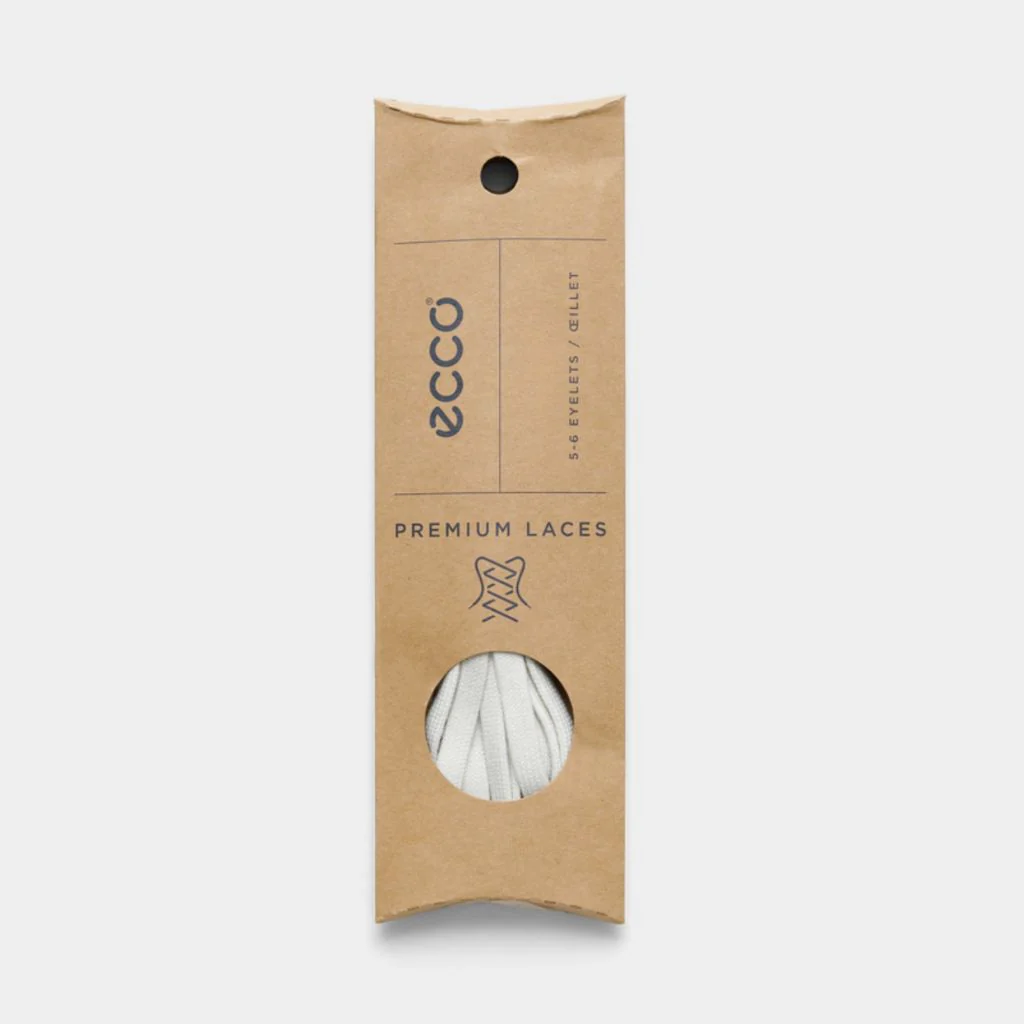 Flat Shoe Laces White - Image 3