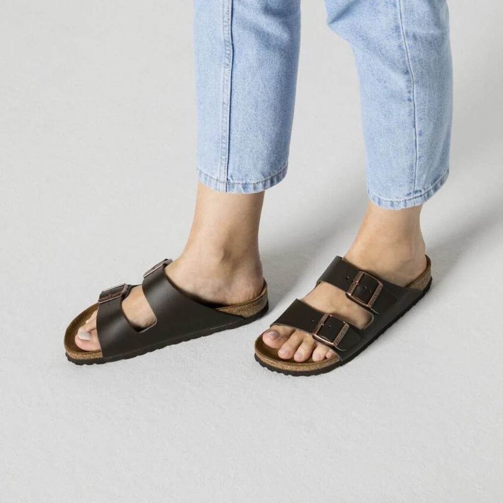 Arizona Smooth Leather Narrow - Dark Brown - Image 3