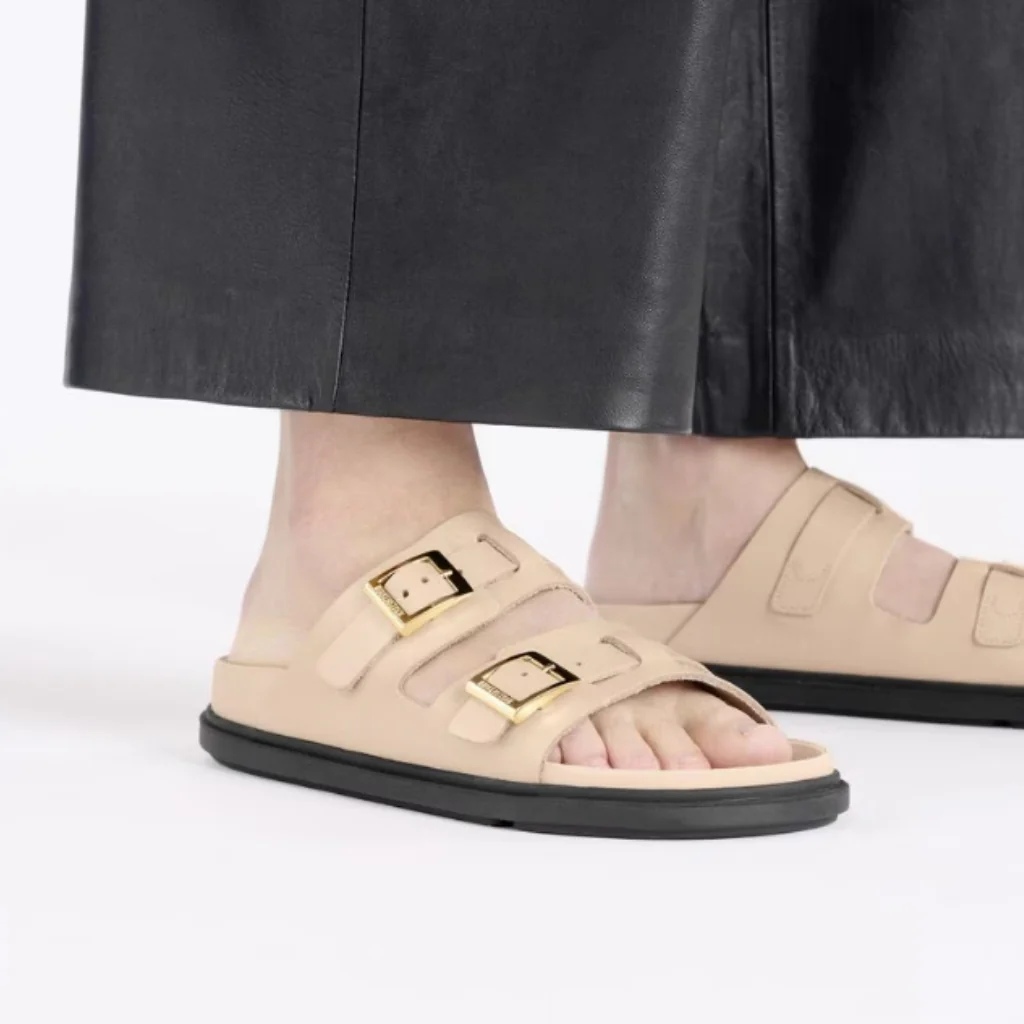 St Barths Leather Narrow - New Beige - Image 6