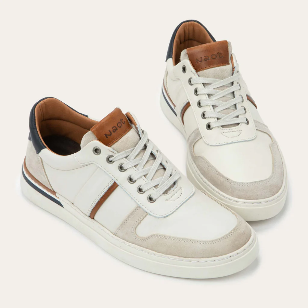 Swift - White/Brown/Navy - Image 4