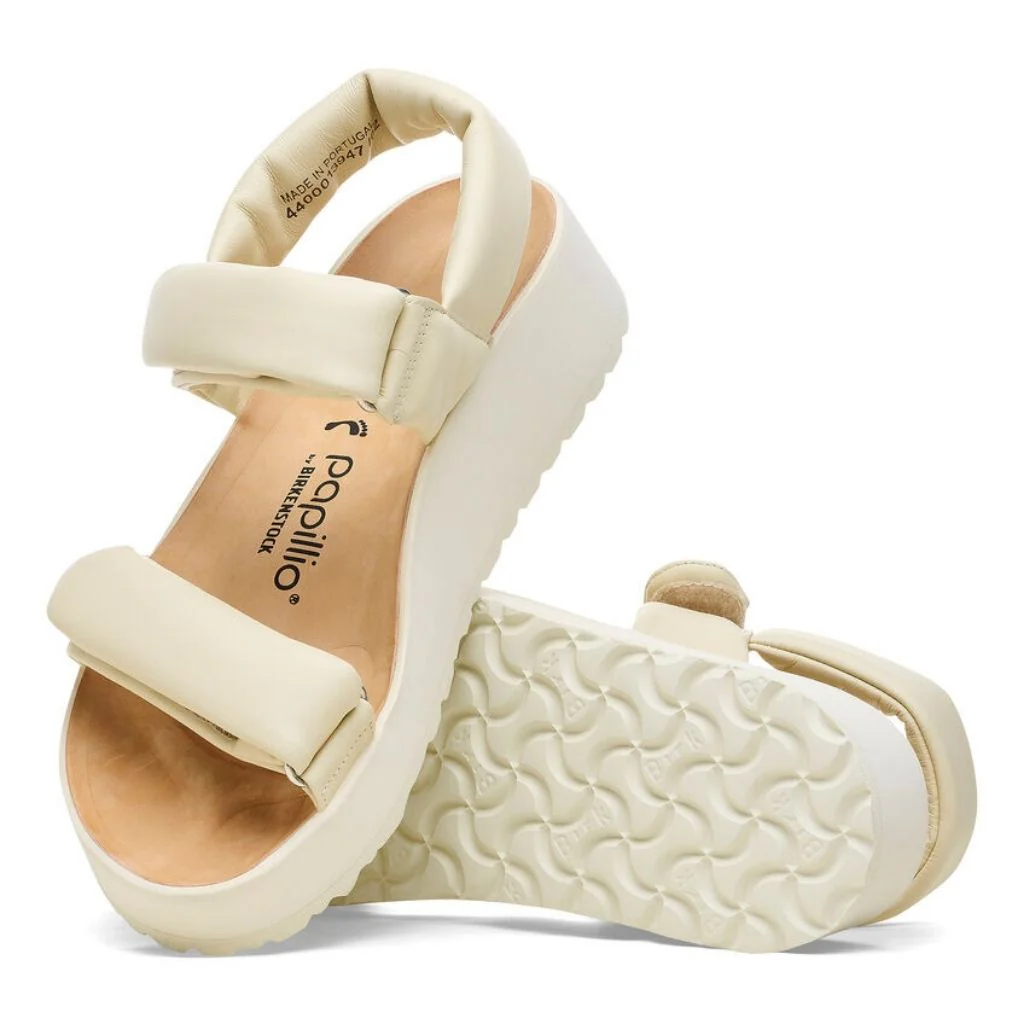 Theda Leather Exquisite Platform Narrow - Ecru - Image 3