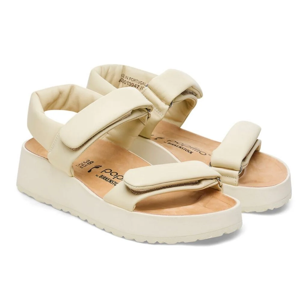 Theda Leather Exquisite Platform Narrow - Ecru - Image 8