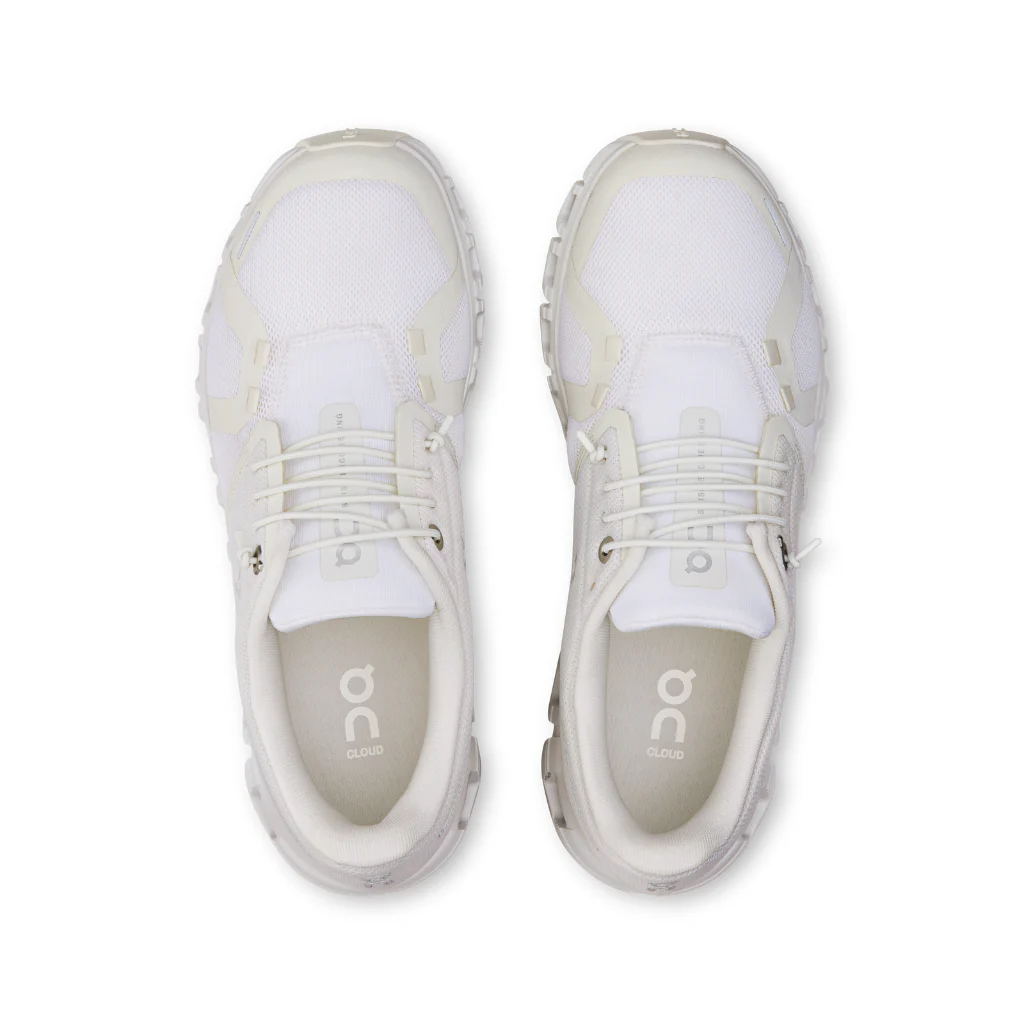Womens Cloud 6 Wide - White/White - Image 3