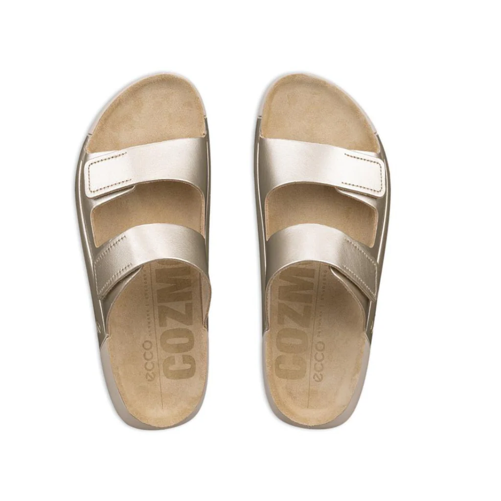 Womens Cozmo Slide - White Gold - Image 8
